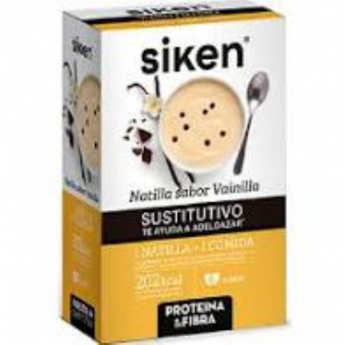 Siken natillas vainilla 6 sobres